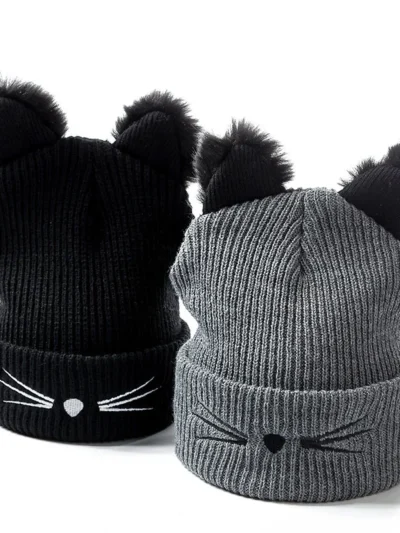 ⭐ Purr-fectly Cozy Cat Ear Beanie