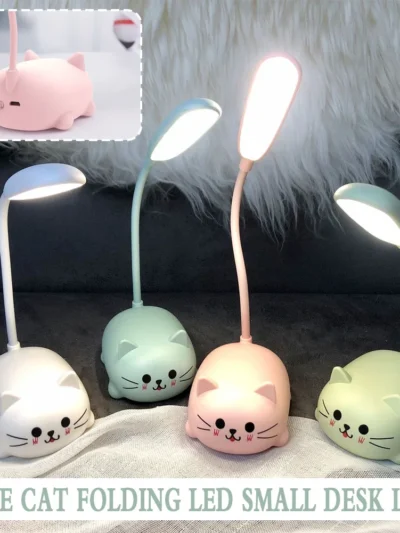 ⭐ Purrfect Study Buddy LED Cat Lamp